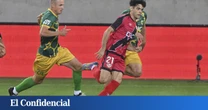 Un solitario gol de Álvaro García da una victoria de oro al Rayo en la ida de la previa de la Conference