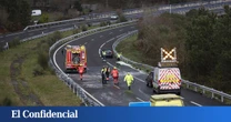 Al menos un herido tras un accidente múltiple con cinco coches implicados en Tui (Pontevedra)