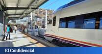 Un incendio provoca la interrupción durante una hora del tráfico de trenes de la línea Huelva-Sevilla