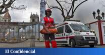 Cuatro personas heridas al caer la barra metálica de un toldo antes del inicio de la mascletà en Valencia