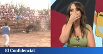 Tremendo susto en directo: reportero es embestido por una vaquilla en 'Quédate' (ETB2)