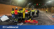 Un muerto y cuatro heridos tras la colisión de dos coches en Moratalaz (Madrid)