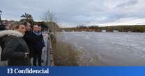 La crecida del Tajo derrumba una parte del puente Viejo de Talavera de la Reina (Toledo)