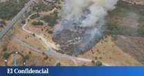 Las espectaculares imágenes del incendio de Colmenar Viejo: muy cerca de la zona donde se declaró el fuego arrasó Tres Cantos