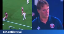 Lopetegui se queda KO tras un fuerte pelotazo en el día que hizo historia con Qatar: "Me han metido un hostión…"
