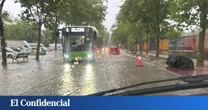 Las impactantes imágenes de la gran tormenta de ayer en Valladolid: inundaciones, calles cortadas y 200 llamadas a Emergencias