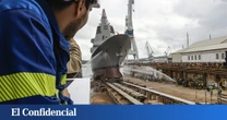 Un 'Ferrari' de los mares: Navantia bota la F111-Bonifaz, hito de la ingeniería naval española