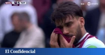 Paquetá rompe a llorar tras ver una tarjeta amarilla: el árbitro paró el partido al verlo derrumbado