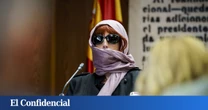 La exmujer de Koldo se presenta en el Senado con gafas de sol y un pañuelo para tapar su rostro