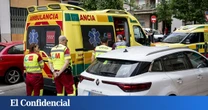 Herido grave un hombre tras precipitarse 4 metros de altura a un patio interior en Madrid