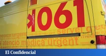 Un motorista, herido de gravedad, al parecer, por la inundación de una tubería rota en Palma