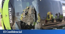 El vuelco de un autobús causa varios heridos leves en Fuentes de Oñoro (Salamanca)