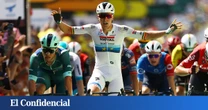 Tim Merlier caza a Van der Poel a 700 metros de meta para hacerse con la victoria en el Tour