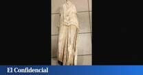 ¿Tráfico de antigüedades? La estatua encontrada en cubos de basura en Grecia… huele mal