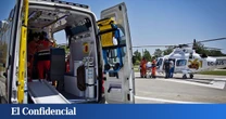 La investigación del angustioso incendio que calcinó un helicóptero sanitario: "Las piernas quedaron atrapadas"