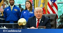 Trump, a los astronautas de Artemis II: "Para ir a la Luna hay que ser inteligente y estar en forma. Yo tengo las dos cosas"