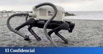 Italia crea un perro-robot que soluciona uno de los mayores problemas de las playas españolas