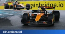 Norris consigue la victoria en una carrera al sprint marcada por las fuertes lluvias