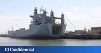 Tras dar vueltas por las aguas de Canarias, el buque militar estadounidense fondea en Las Palmas