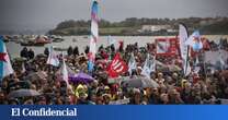 Masiva manifestación en la Ría de Arousa contra la celulosa de la compañía lusa Altri