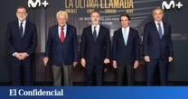 Movistar Plus+ presenta 'La última llamada' con una foto histórica de los expresidentes González, Aznar, Zapatero y Rajoy