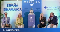 Marbella avanza en la preparación de la Copa Davis con una pista para 5000 personas