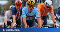 Evenepoel sufre una dura caída mientras entrenaba tras chocar con una furgoneta de correos