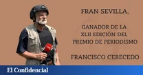 Fran Sevilla, ganador del XLII Premio de Periodismo "Francisco Cerecedo"