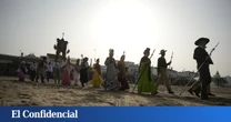 Herida grave una mujer de 94 años por un mulo desbocado en El Rocío: hay otros dos heridos