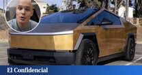 Subastan un Cybertruck bañado en oro y el precio dice mucho del lío que Elon Musk tiene en Tesla