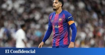 La debacle defensiva del Barça abre la puerta al central olvidado para Flick: Ronald Araújo