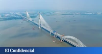 China construye el puente suspendido más grande del mundo con una tecnología jamás vista