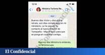 Los wasaps con Aldama que negó Reyes Maroto: "Víctor, disculpa el retraso. Te contactará el director de Turespaña"