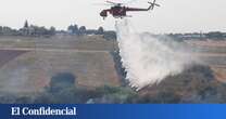 Un incendio forestal moviliza seis medios aéreos y cinco terrestres en Villarejo de Montalbán