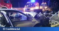 Muere una mujer y dos personas resultan heridas al chocar un coche con un muro en Tenerife