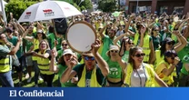 La huelga educativa se embarra en Valencia: encierros, expediente a un policía y denuncia de presiones a la consellera