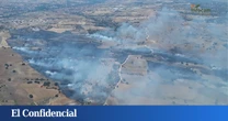 Asciende a Nivel 1 un incendio forestal originado en Méntrida (Toledo)