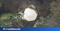 La NASA encuentra una 'mancha blanca' en la sabana africana: no es nieve, sino el resultado de un fenómeno raro