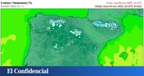 "Un frente barrerá la Península": la Aemet adelanta el tiempo este fin de semana con más frío, lluvias y heladas