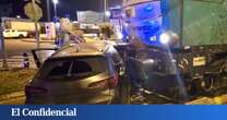 Un tren de mercancías arrolla a un coche que había quedado enganchado a las vías en Algeciras (Cádiz)