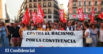 200 personas se concentran en Madrid contra el racismo por los altercados de Torre Pacheco