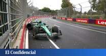 Aston Martin y Williams no se verán en otra igual: Alonso y Sainz se dejan un botín en los muros