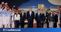 Donald Trump llega a Pekín para su segunda visita a China desde 2017