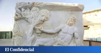 ¿Dionisio y Hércules en una competición de bebida? El increíble sarcófago hallado en Israel