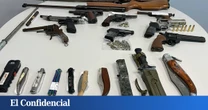 Cinco detenidos en Tàrrega (Lleida) con una "gran cantidad" de armas y drogas