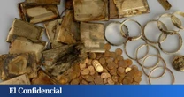 Encuentran una caja de hierro en la montaña y al abrirla hay 600 monedas de oro del siglo XIX: valen más de 300.000 euros