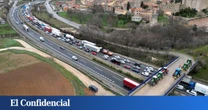 Cinco heridos tras un choque por alcance entre cinco turismos en la A-2 en Torija (Guadalajara)