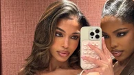 Lori Harvey shows off her curves in a lace minidress on Paris trip for ‘bestie’ Amina Muaddi’s boutique opening