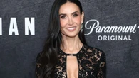 Age-defying Demi Moore wows in plunging see-through playsuit at TV premiere as she celebrates turning 63