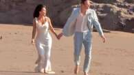 Kim Kardashian marries 32-year-old TV star on the beach as she films scenes for new drama All’s Fair